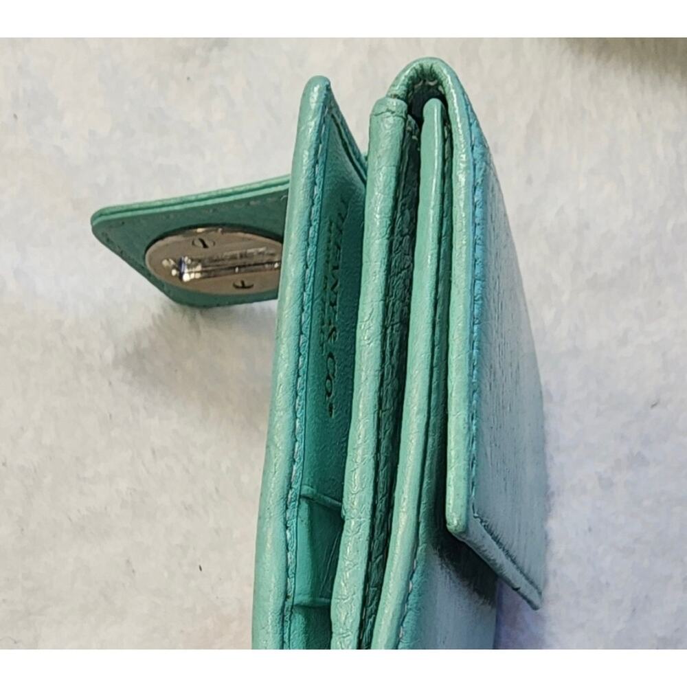 Tiffany & Company Vintage Blue Turn Lock Wallet - Picture 10 of 16